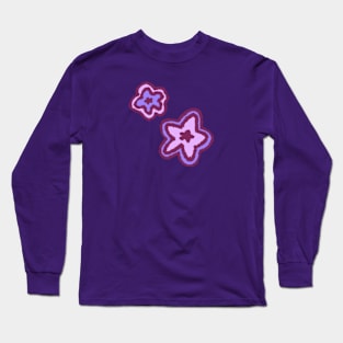 purple stars Long Sleeve T-Shirt